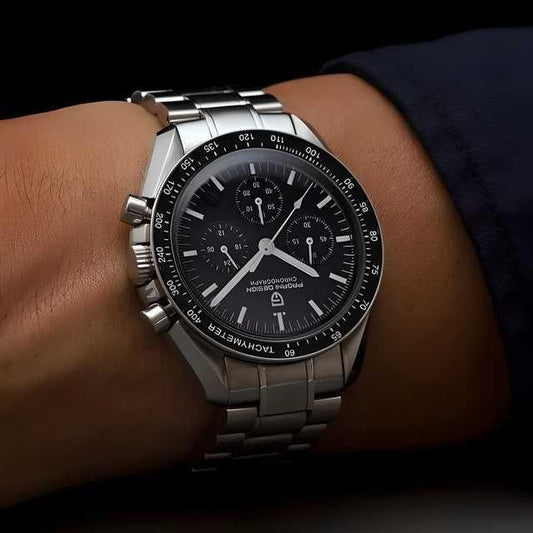 Silver Stainless Steel Strap Watch